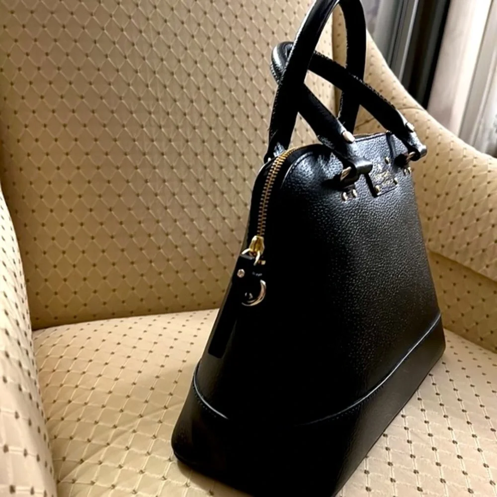 Kate Spade ♠️ New York Grove Street Carli black satchel LIKE NEW! - Picture 3 of 16